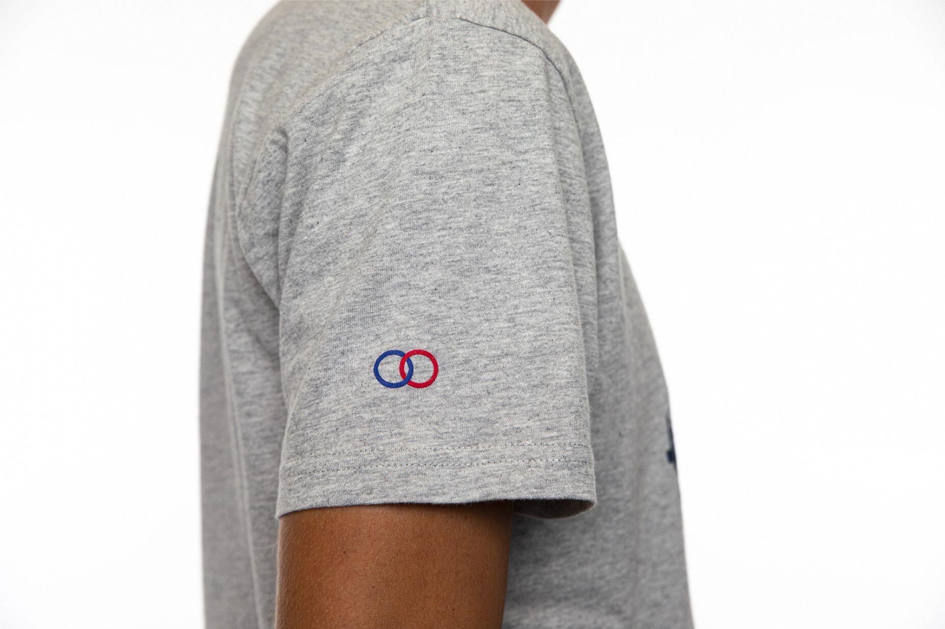 T-Shirt Manches Courtes LeBram X Sport d'Epoque T Tête dans le guidon Gris 4/5
