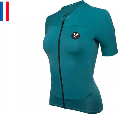 Lebram allos women's short sleeve jersey pelforth blue tailored fit