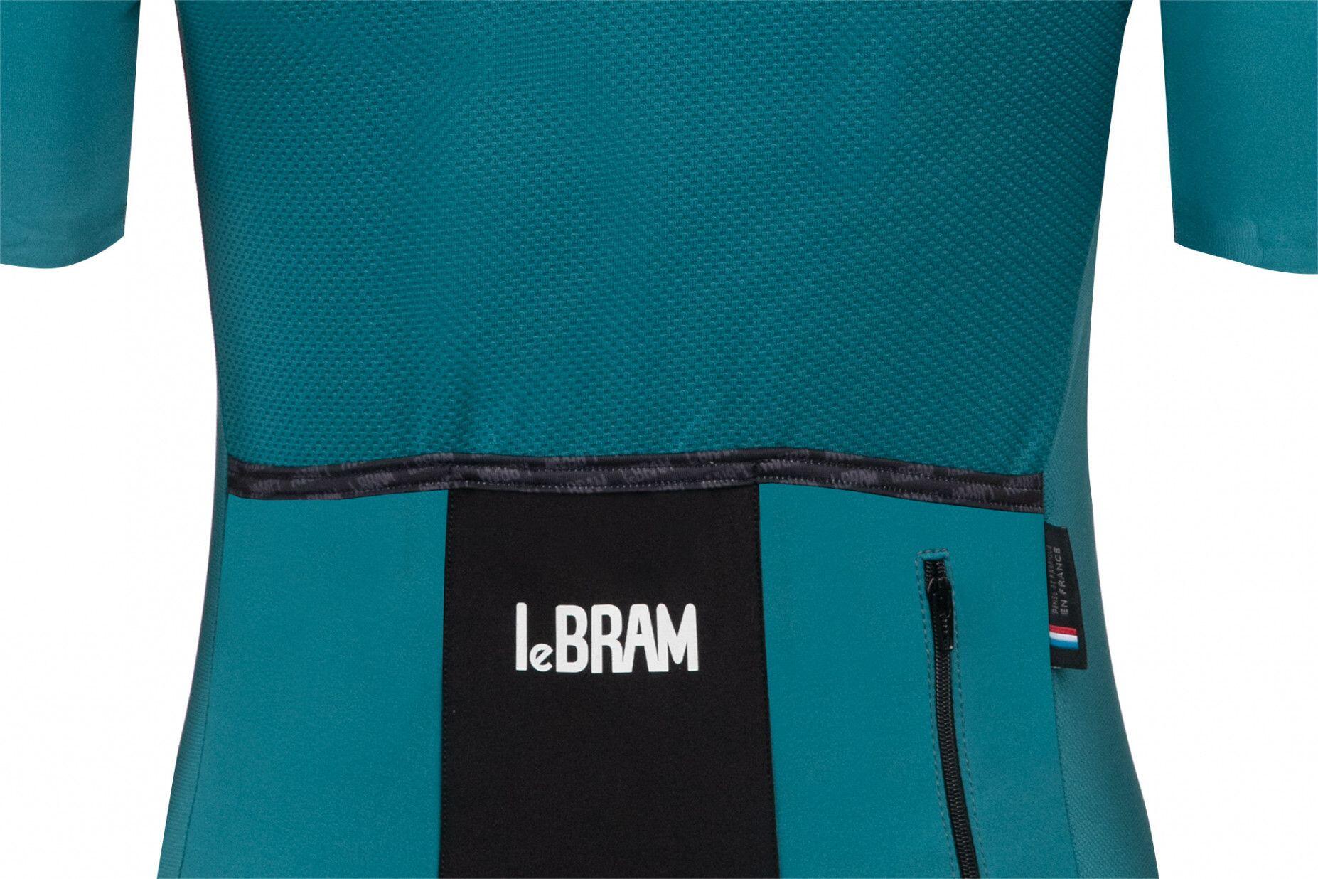 Maillot de manga corta para mujer LeBram Allos Azul Pelforth Tailored Fit 6/7