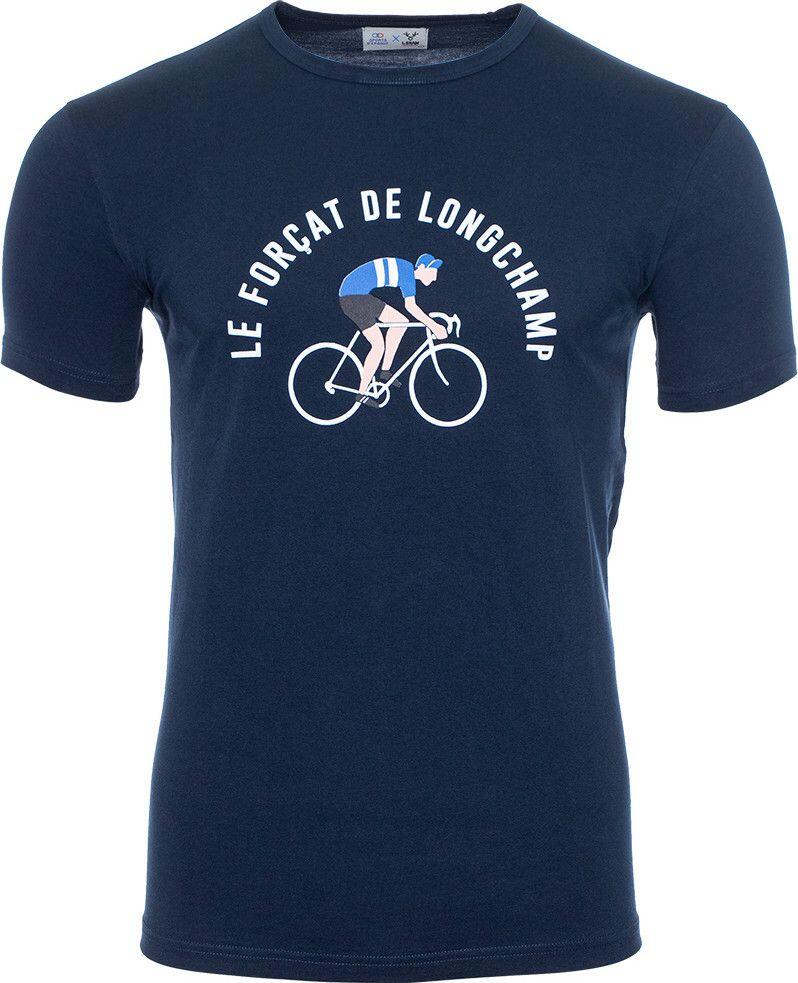 T-Shirt LeBram x Sports d'Époque Forçat de Longchamp Bleu Foncé 2/4