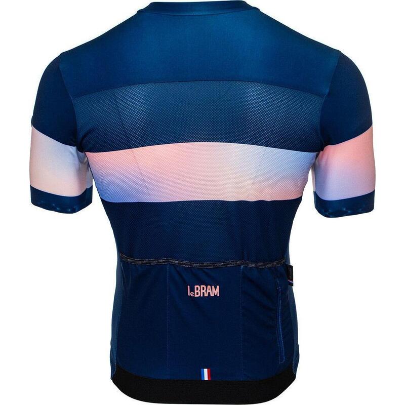 LeBram Agnès Short Sleeved Jersey Navy Aurora