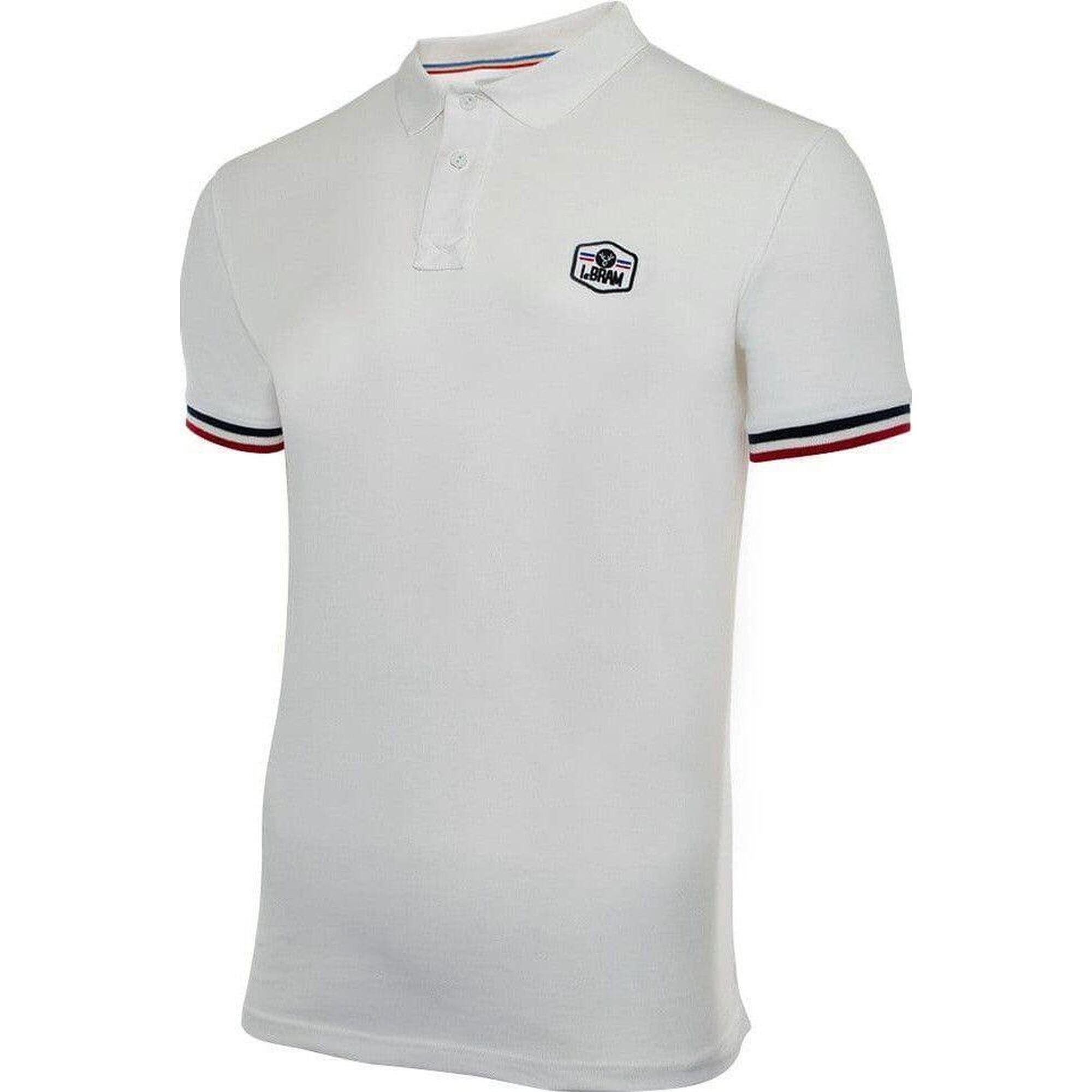 Polo Manches Courtes LeBram x Sport d'Epoque Marshmallow Blanc