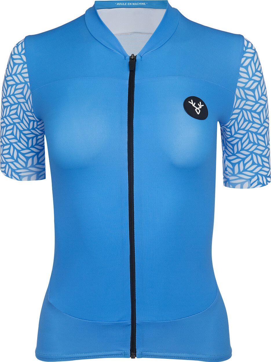 Maglia a maniche corte da donna LeBram Aspin Azzurro vestibilità sartoriale 3/7