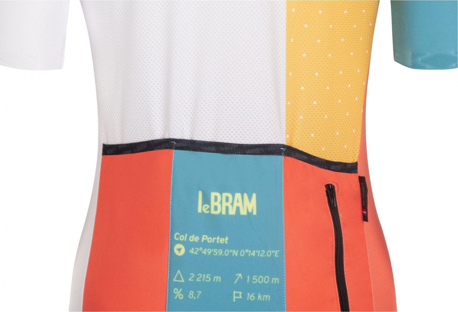 Maillot Manches Courtes Femme LeBram Portet Pelforth Coupe Ajustée 5/6