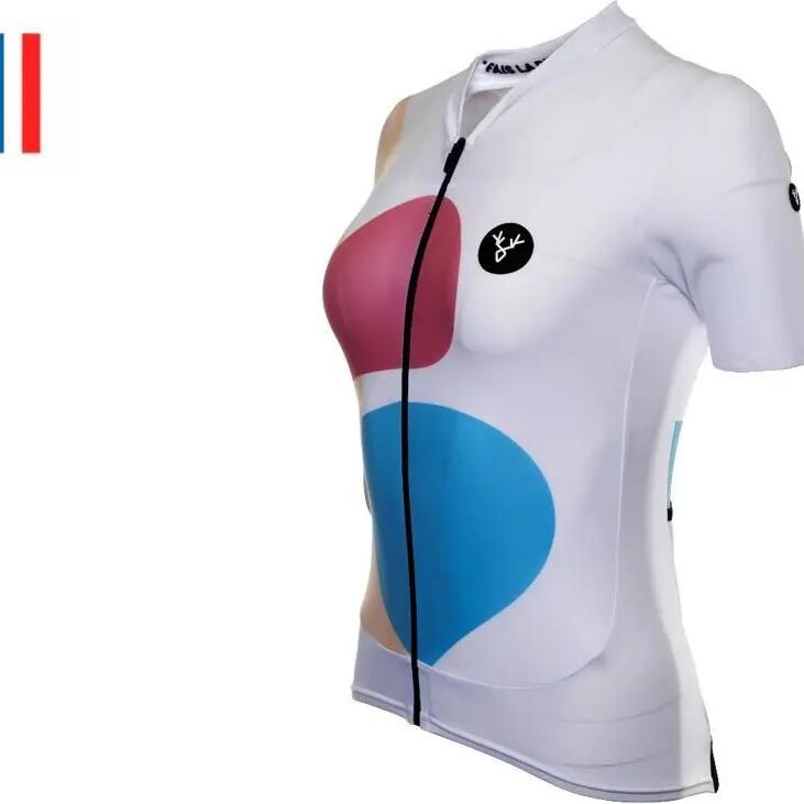 LeBram Testanier Women's Short Sleeve Jersey White Adjusted Fit