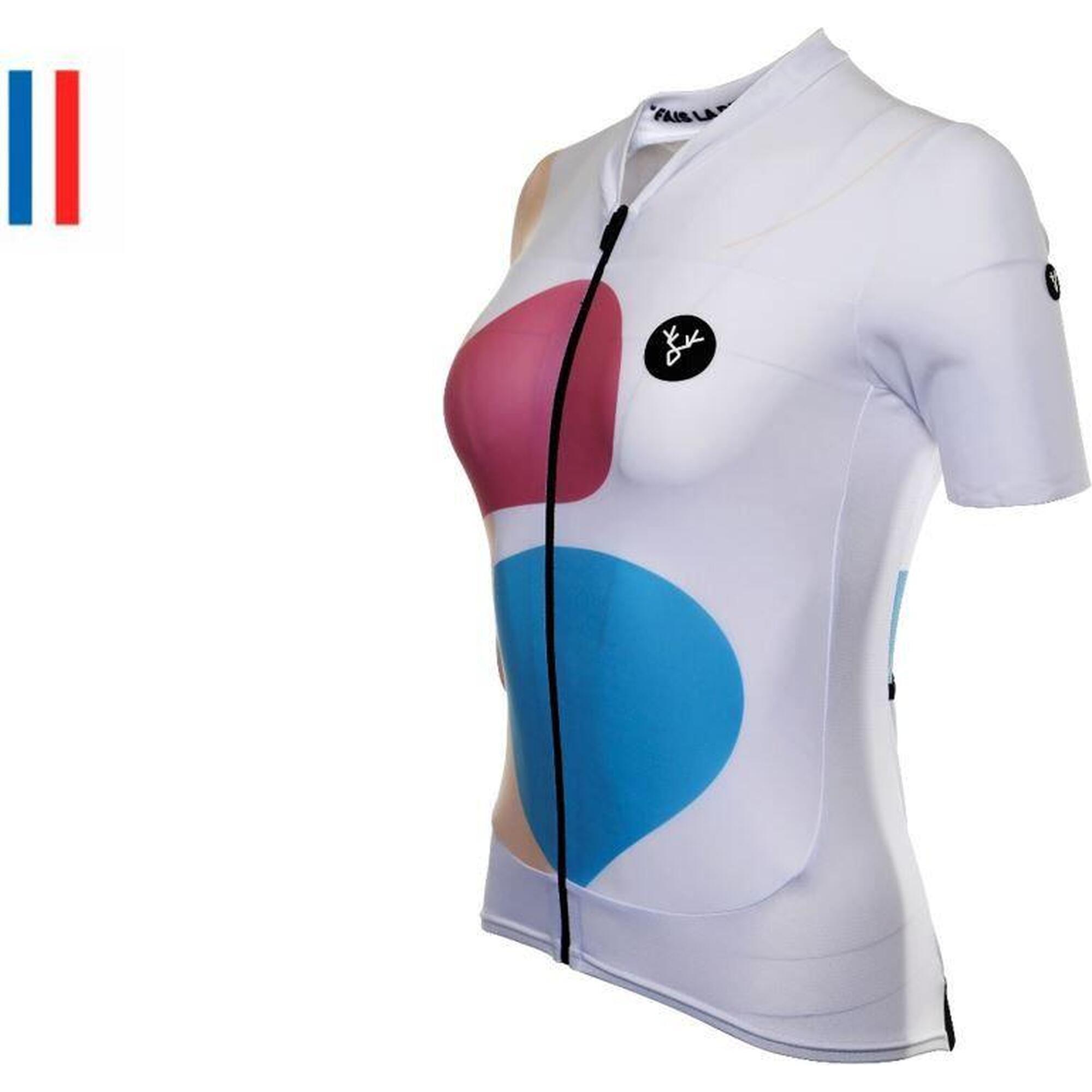 LeBram Testanier Women's Short Sleeve Jersey White Adjusted Fit