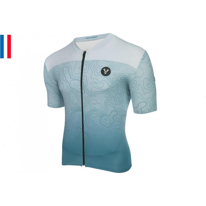 Maillot LeBram Grand Ballon de manga corta azul Tailored Fit