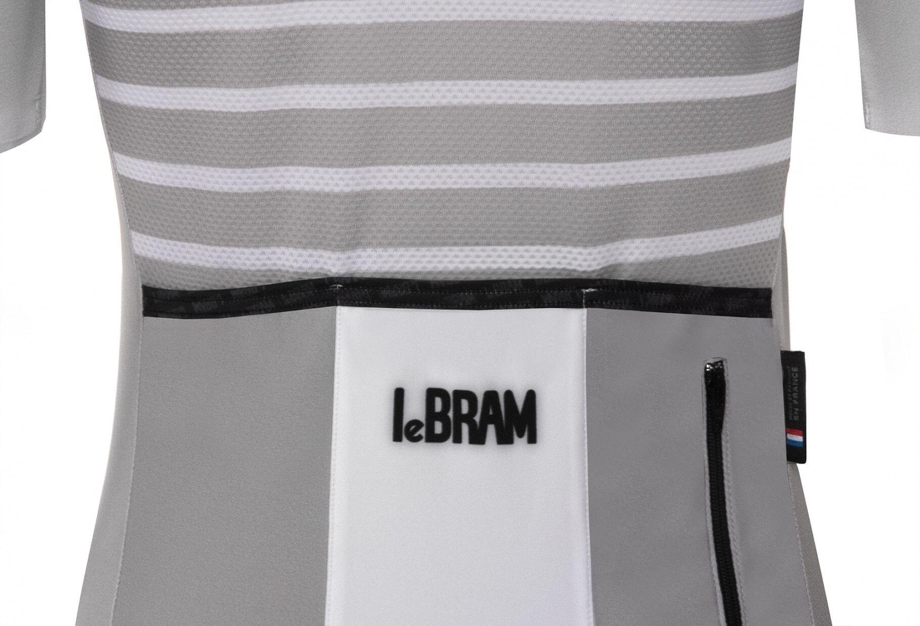 Maillot Manches Courtes Femme LeBram Ventoux Gris Coupe Ajustée 5/7
