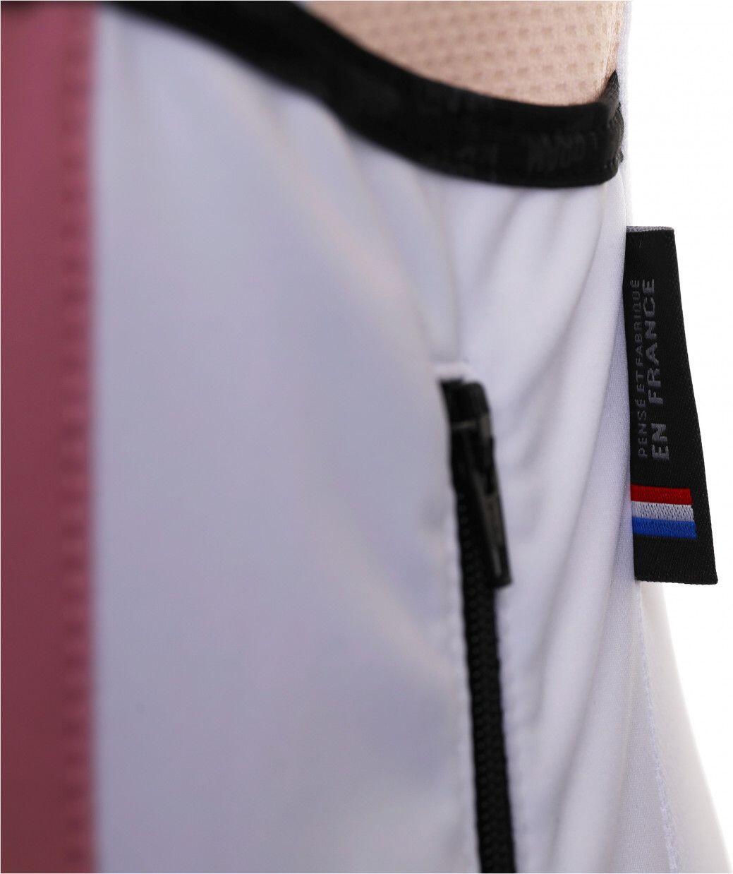 Maillot Manches Courtes Femme LeBram Testanier Blanc Coupe Ajustée 5/7