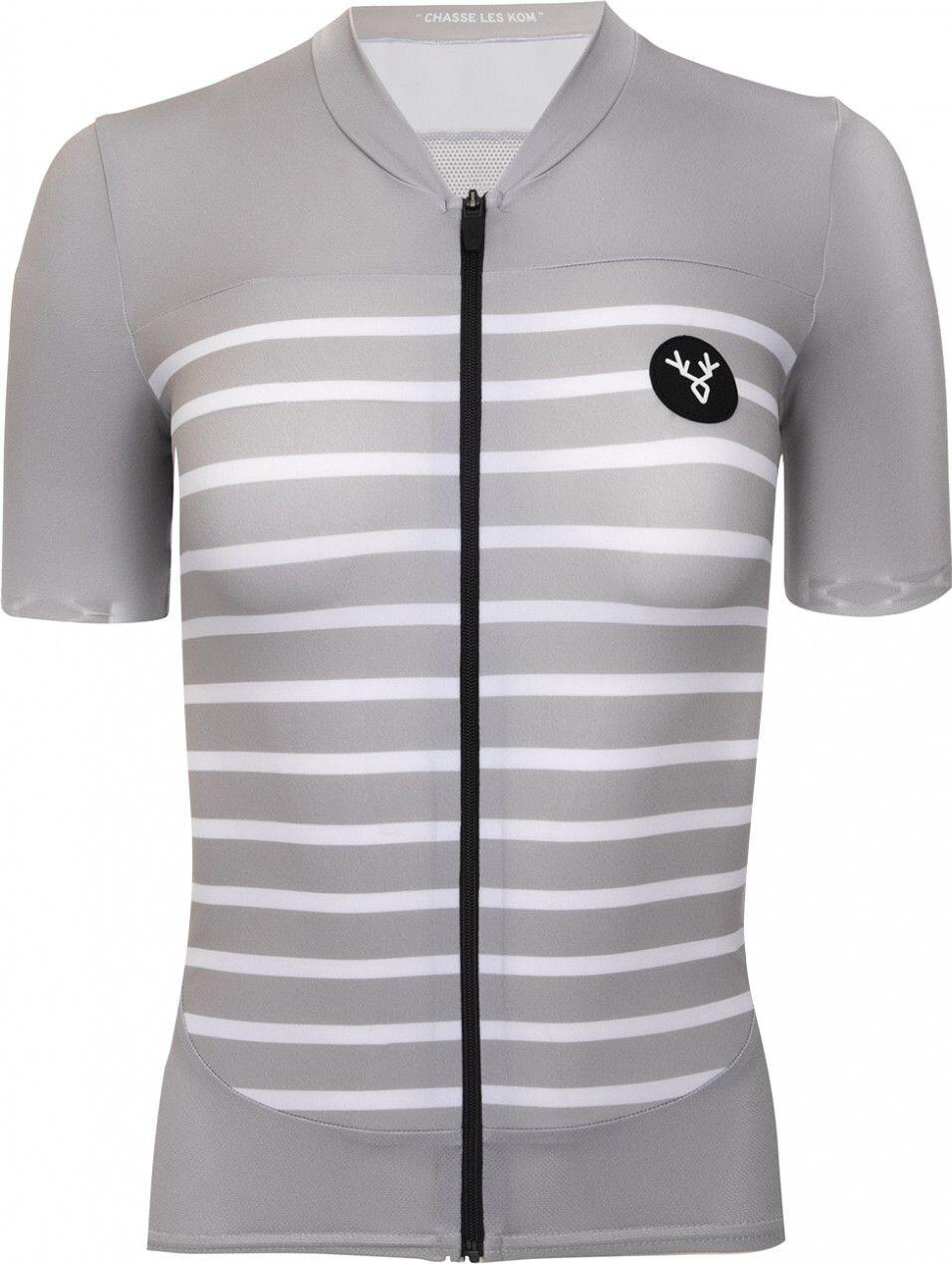 Maillot Manches Courtes Femme LeBram Ventoux Gris Coupe Ajustée 3/7