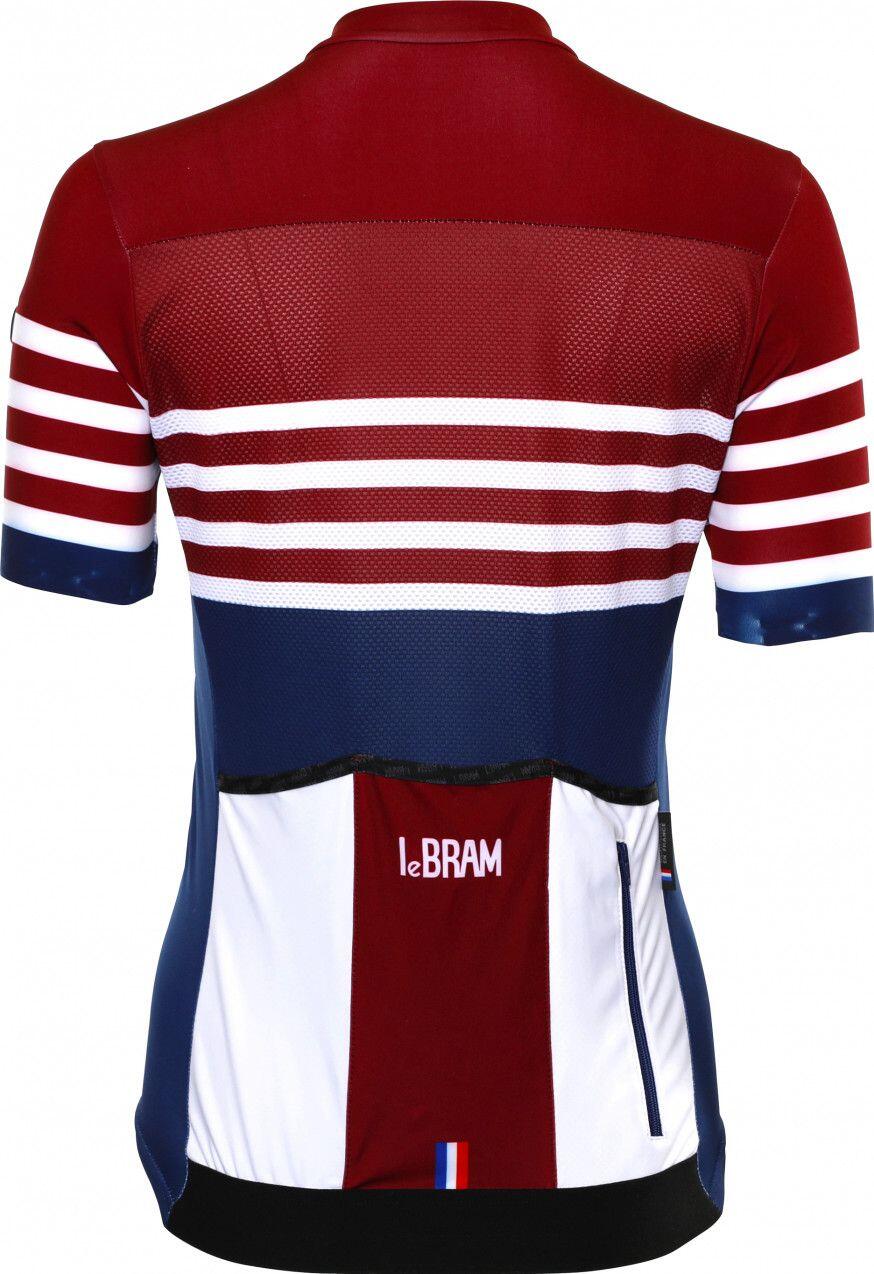 LeBram Tourmalet Short Sleeve Jersey Blue Adjusted Fit 4/7