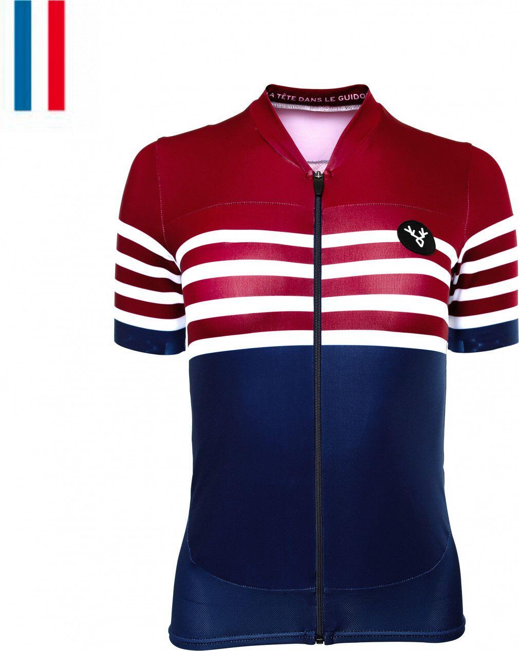 LeBram Tourmalet Short Sleeve Jersey Blue Adjusted Fit 2/7