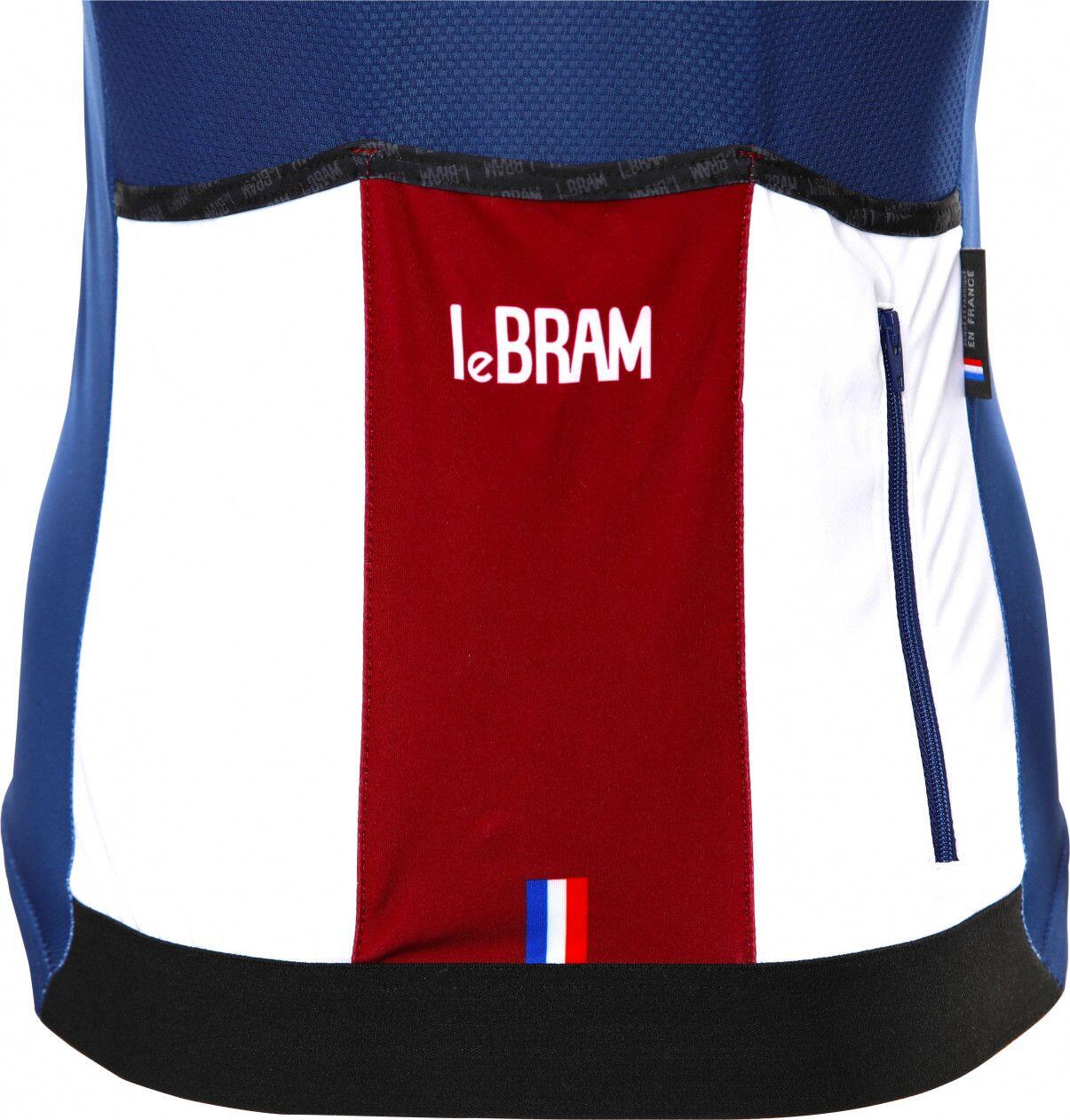 LeBram Tourmalet Short Sleeve Jersey Blue Adjusted Fit 5/7