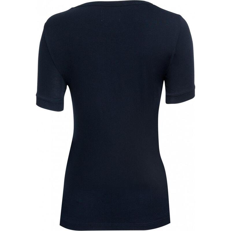 LeBram Women's Short Sleeve T-Shirt Ecusson Dark Blue