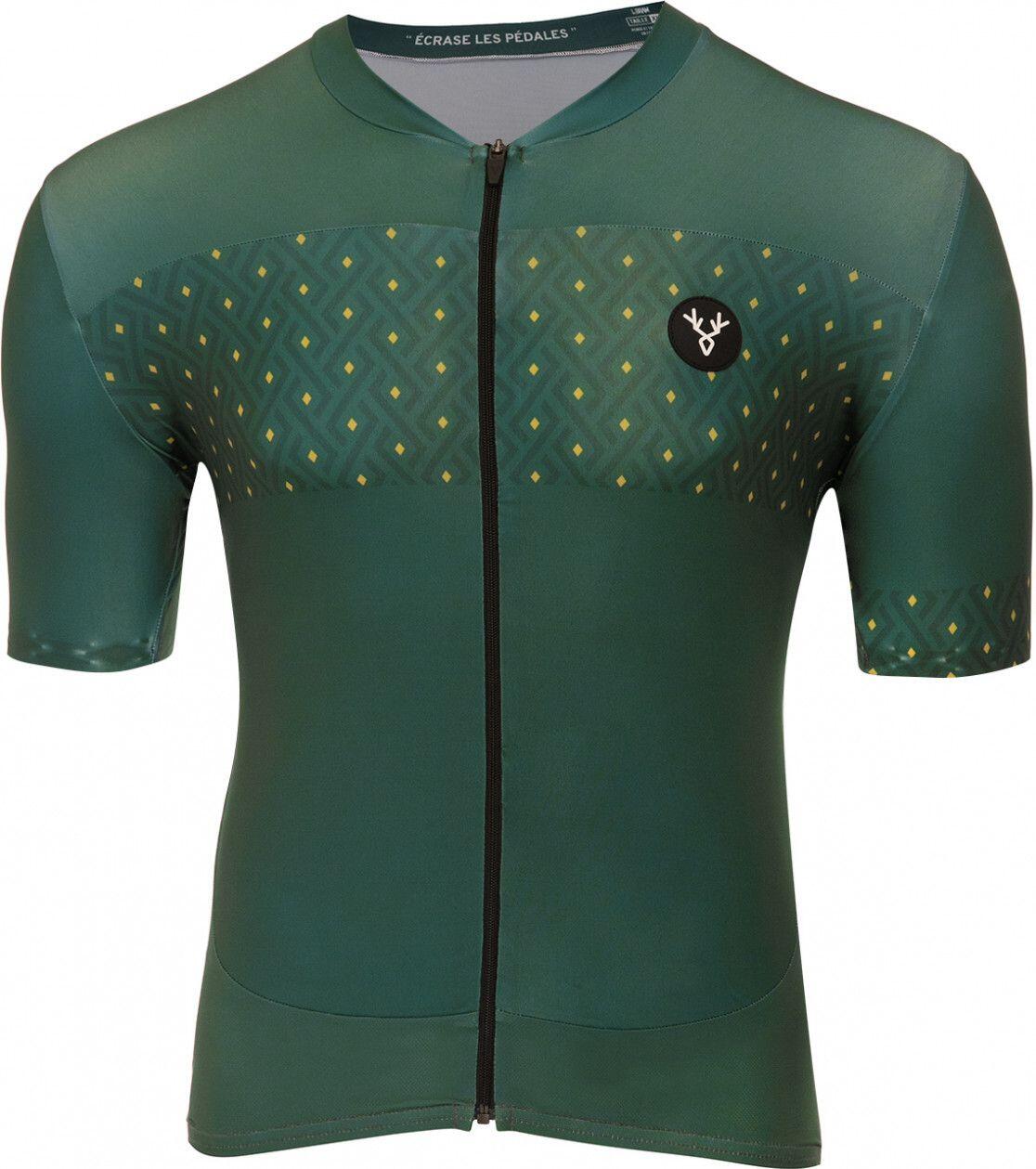 LeBram Luz Ardiden Short Sleeve Jersey Agave Green Tailored Fit 3/7