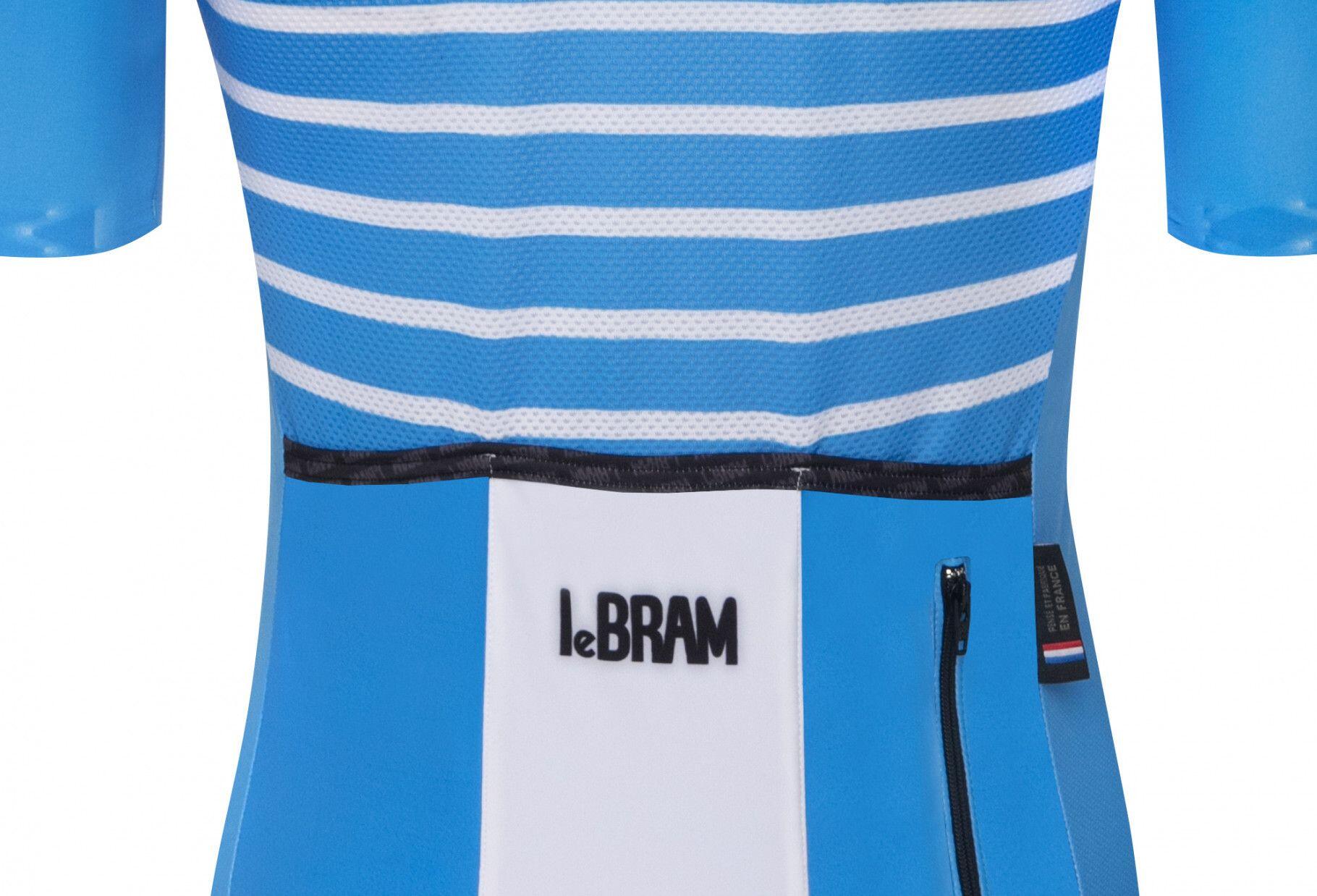 Maillot LeBram Ventoux de manga corta para mujer azul celeste Tailored Fit 6/7