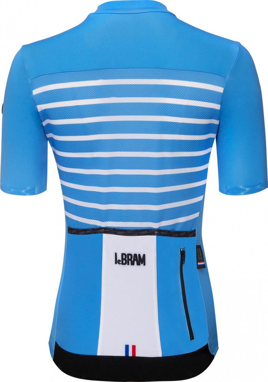 Maillot LeBram Ventoux de manga corta para mujer azul celeste Tailored Fit 5/7