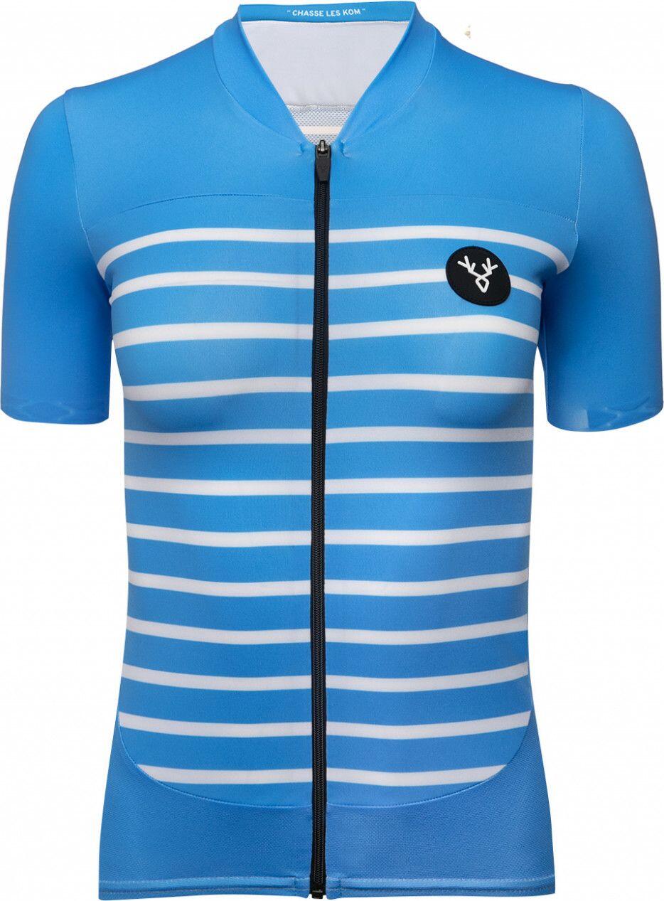 Maillot LeBram Ventoux de manga corta para mujer azul celeste Tailored Fit 3/7