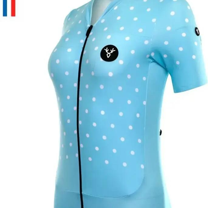 Lebram Bleine Blue Women's Short Sleeve Jersey Adjusted Fit