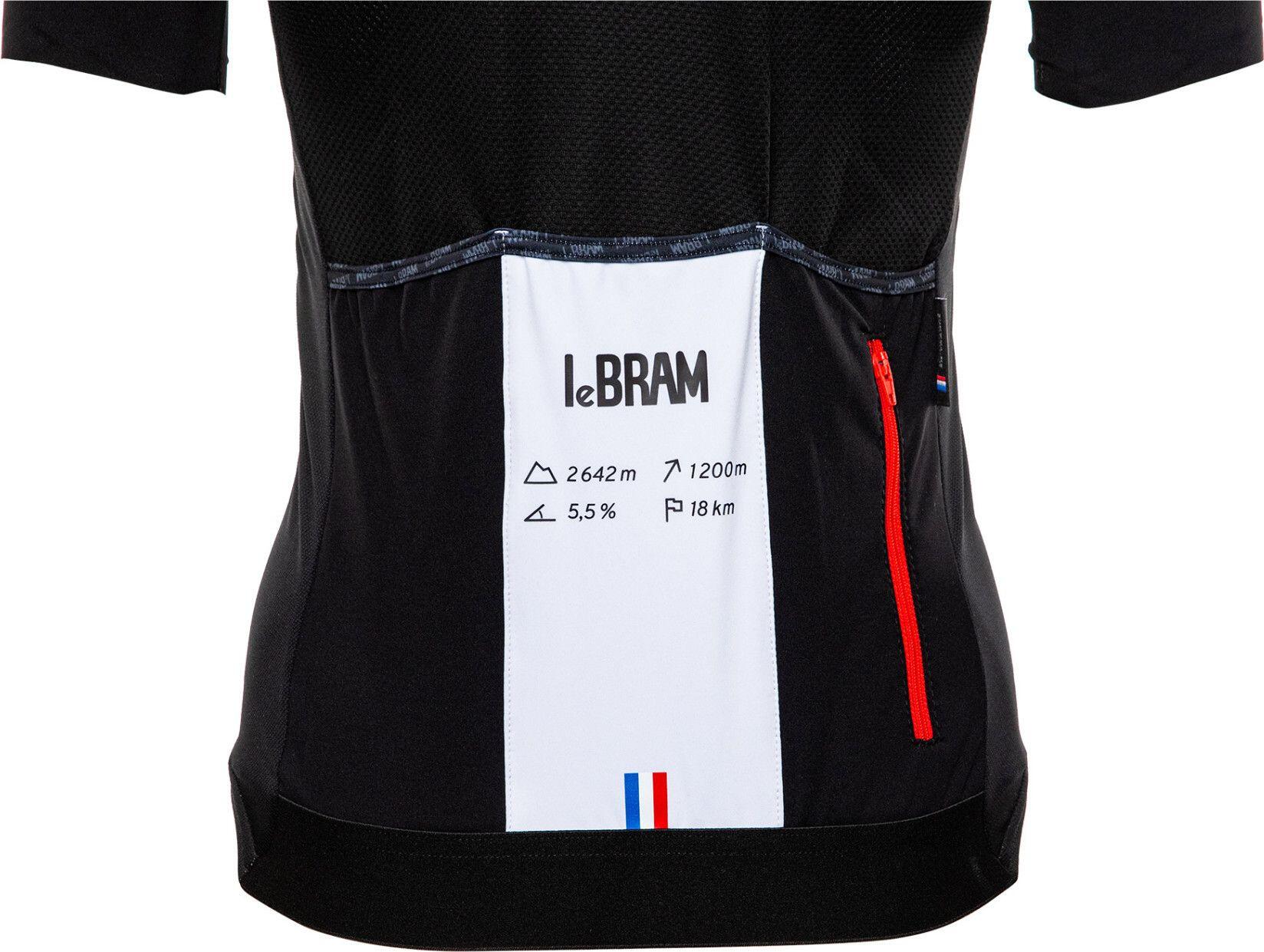 LeBram Galibier Damen Kurzarmtrikot Schwarz 4/6