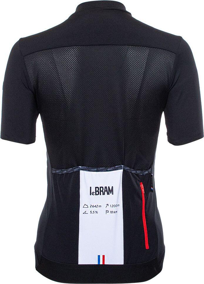 LeBram Galibier Damen Kurzarmtrikot Schwarz 3/6