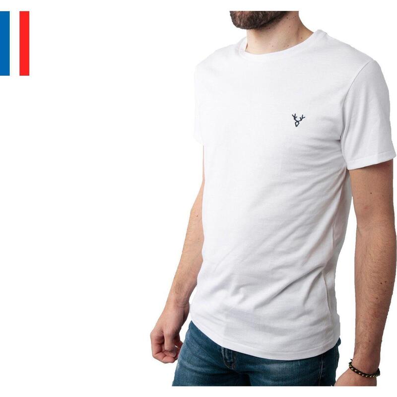 T-shirt LeBram Colombière Blanc Coupe Ajustée