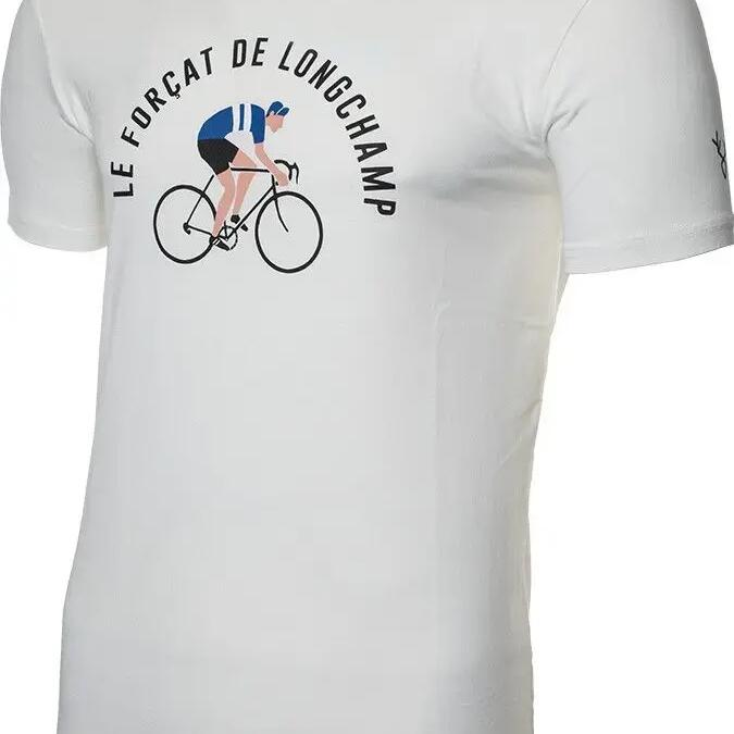 LeBram x Sports d'Époque Forçat de Longchamp T-Shirt Marshmallow White