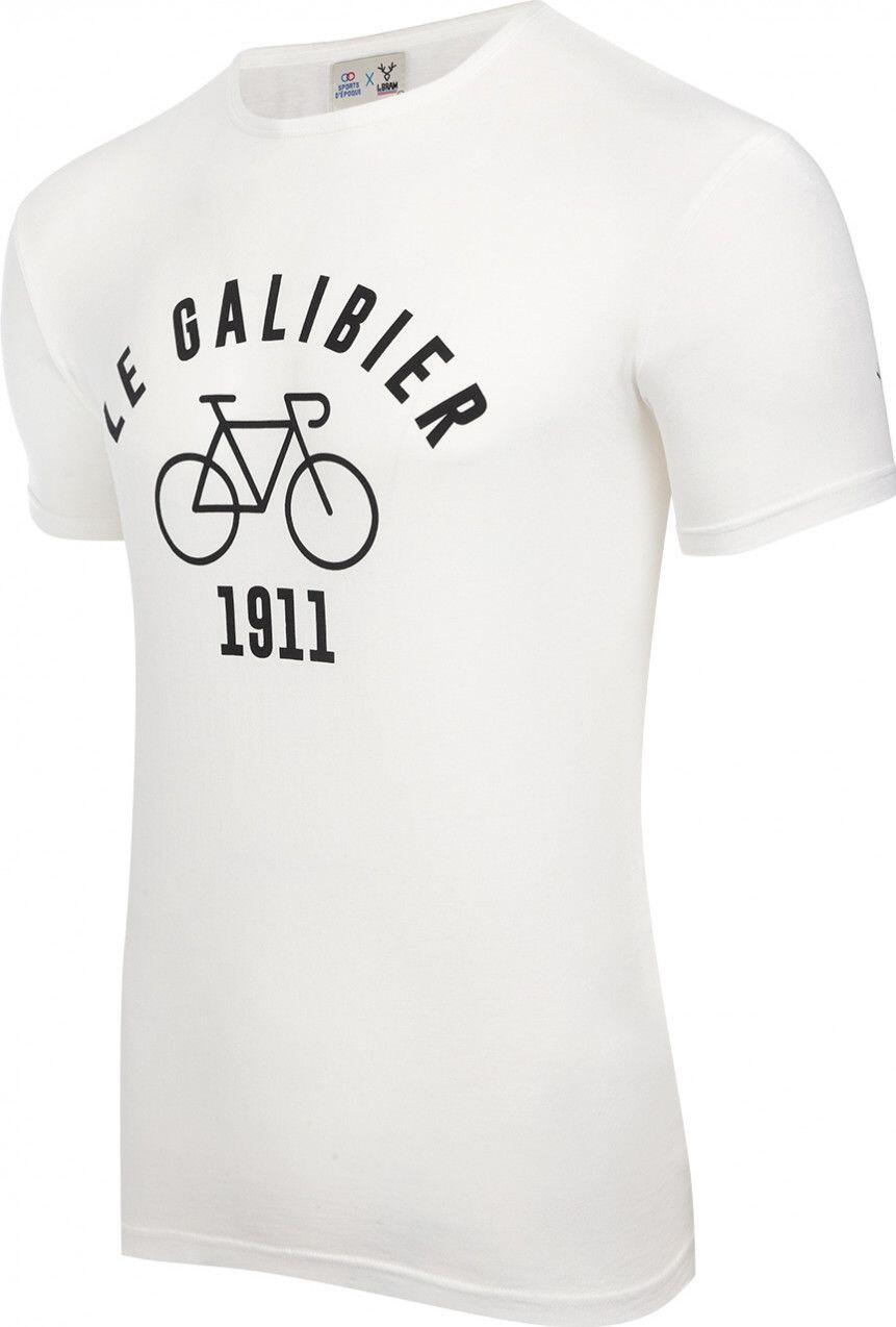 T-Shirt Manches Courtes LeBram & Sport d'Epoque Le Galibier Marshmallow / Blanc 1/5