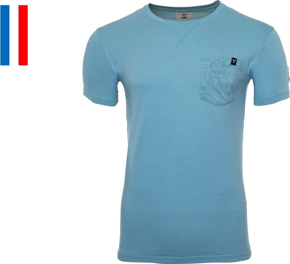 LeBram Camiseta Manga CortaBolsillo Grande Bola Blanco Verde 2/6
