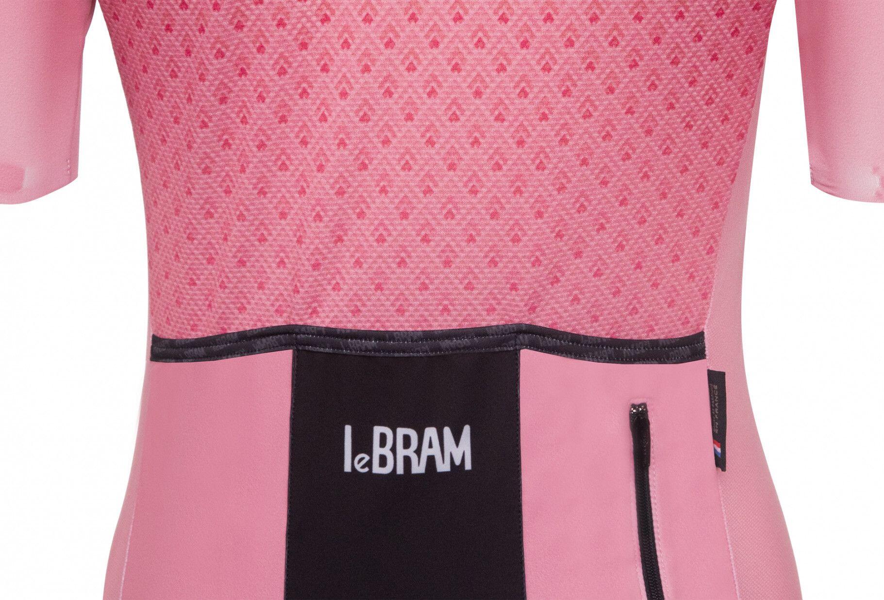 Maglia a maniche corte da donna LeBram Portillon color salmone 6/6