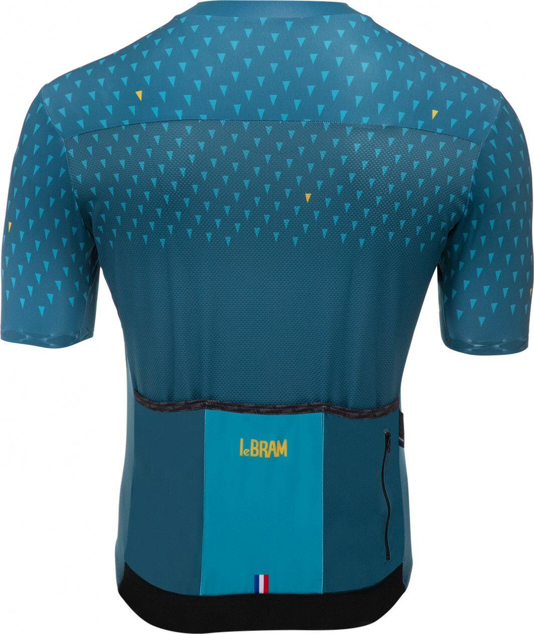 Maglia LeBram Chaussy Blu Pelforth manica corta vestibilità attillata 4/7