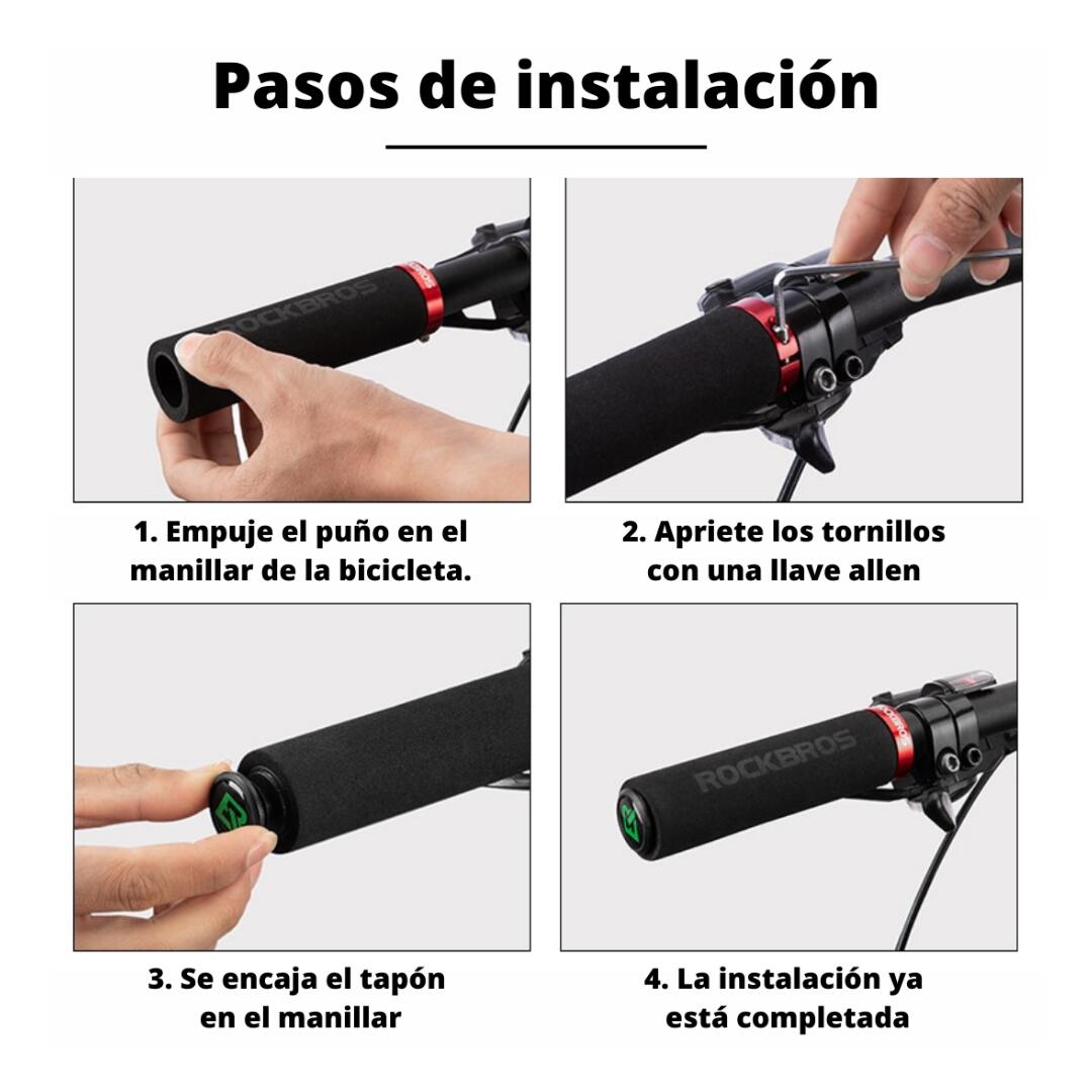 Punhos de bicicleta PRO MAX COMFORT 6/7