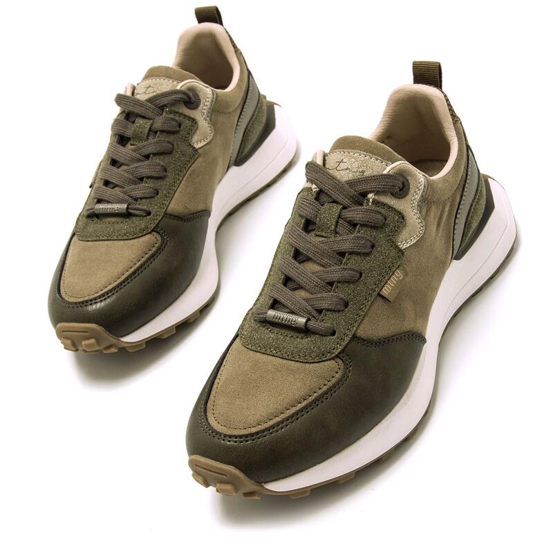 Zapatillas Caminar Mujer MTNG Zinc Verde