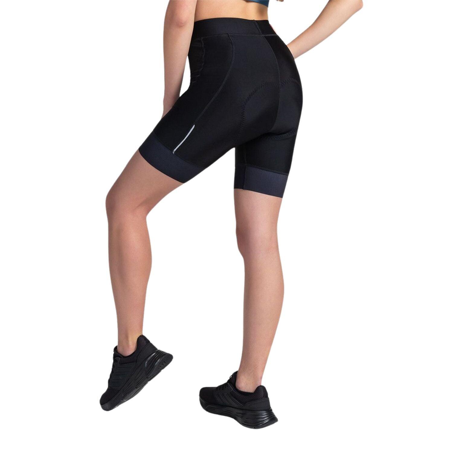 Culotte corto ciclismo mujer PRESSURE-W KILPI Negro 2/6