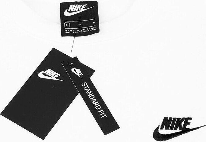 Homme Nike Sportswear Club T-shirt Fitness Coton-Polyester Coupe Ample 4/5