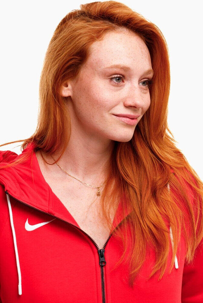 Veste À Capuche PARK Femme (Rouge) 3/4