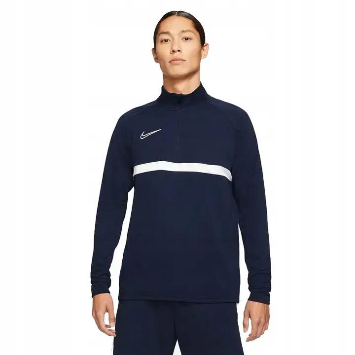 Bluza piłkarska męska Nike Academy Dri-Fit bez kaptura ze stójką na zamek 2/4