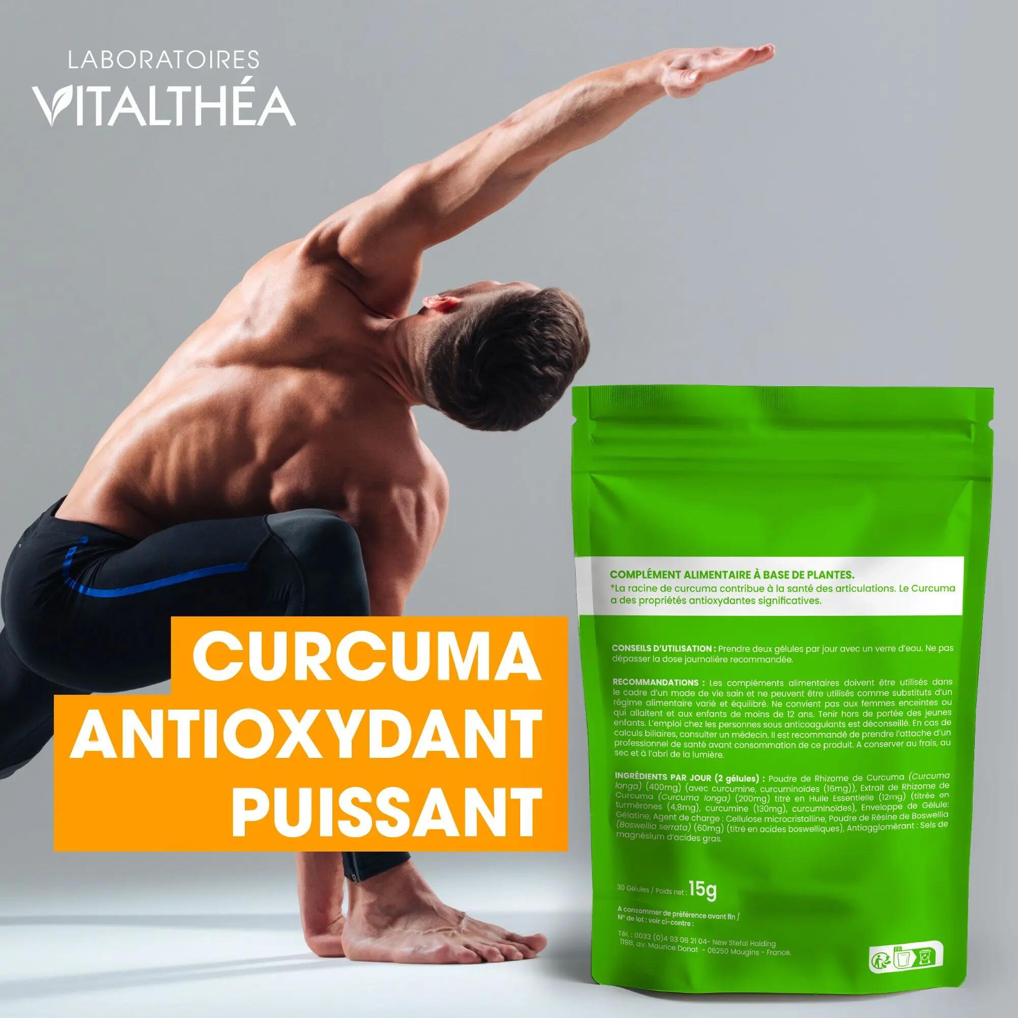 CURCUMA PREMIUM | Antidouleur & Décontractant Musculaire | Fabrication France 2/6