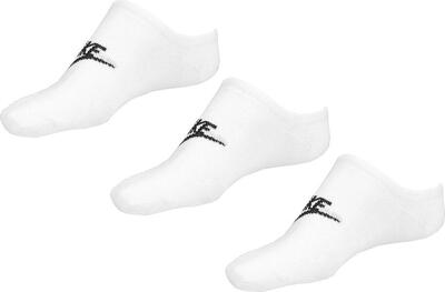 Nike 3-pack lage sokken wit, sneldrogend