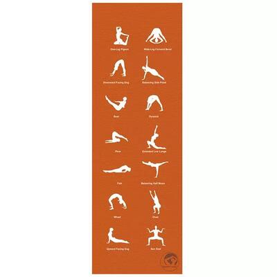 Yogamatte Trendy Home 180 x 60 x 0,5 cm orange