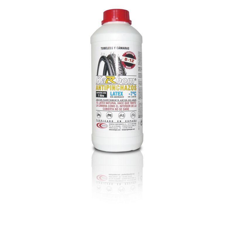 BOMPAR Sellante Antipinchazos Tubeless Karbom Látex 1L Bompar