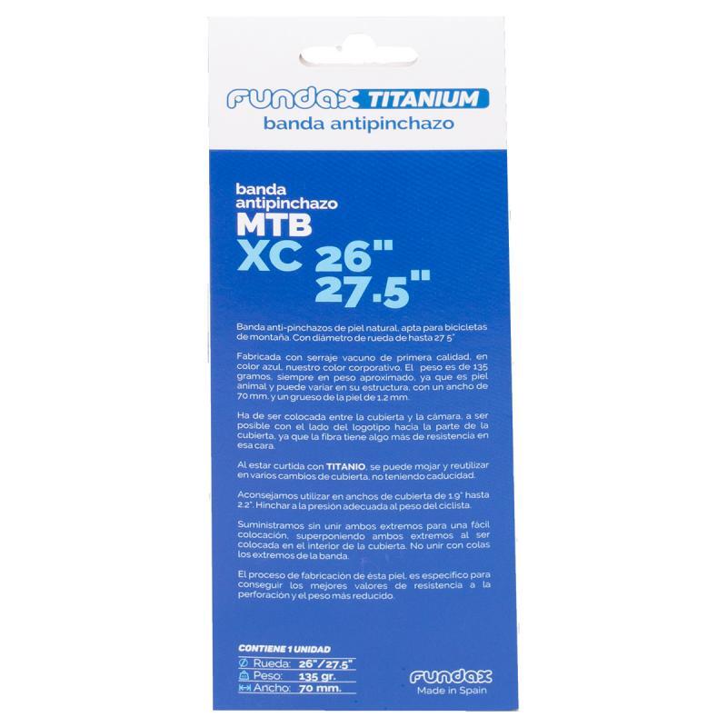 Banda Antipinchazos De Serraje XC 26 27.5" Fundax 2/2