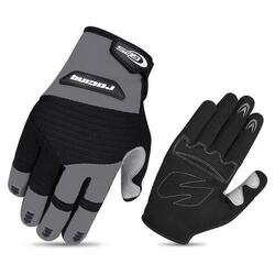 Guantes Largos Racing  Gris Negro  Ges