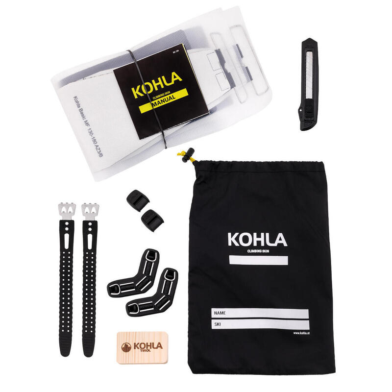 Foki do nart skiturowych KOHLA active uniwersal 130 mm K-Clip i Butterfly-zestaw