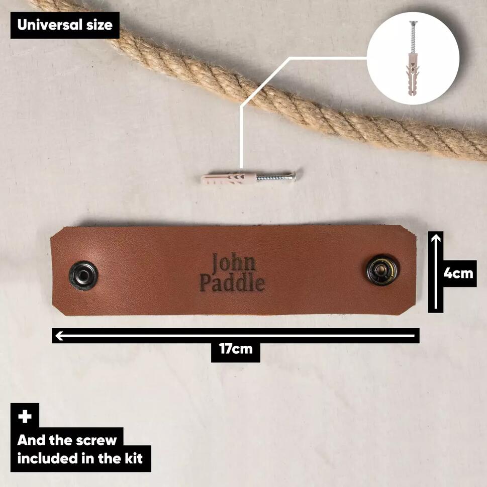 Pagaj John Paddle Beavertail Ozdoba Wypalany WZ4
