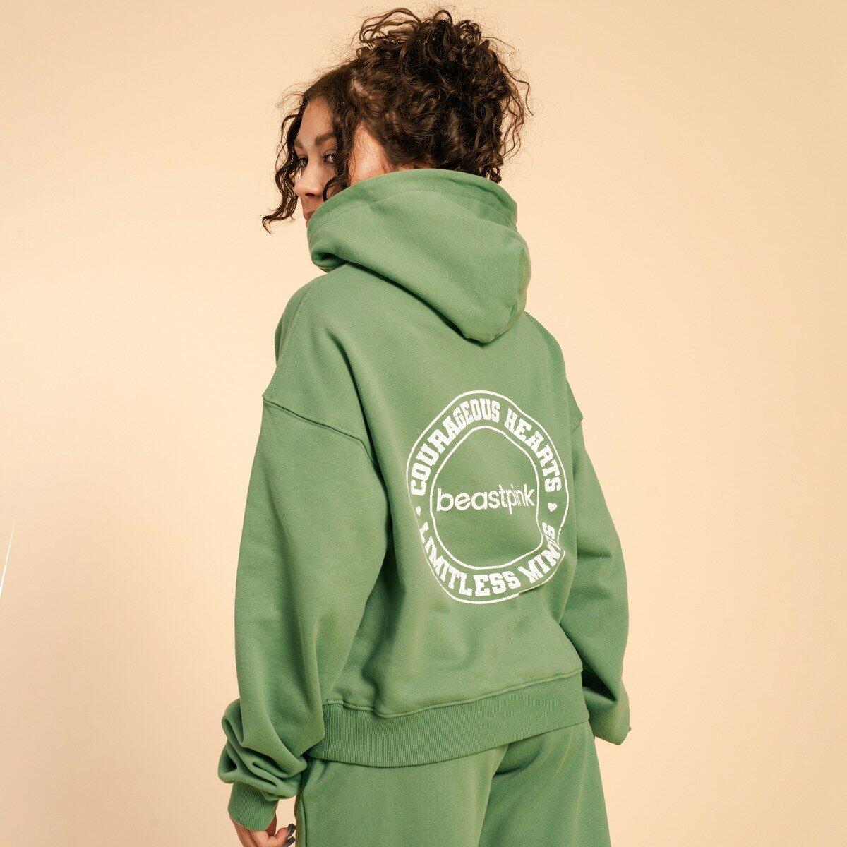 Donna fitness felpa con cappuccio Olivine Serenity 3/6