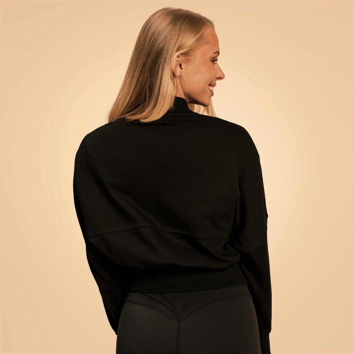Dámská mikina na zip Bliss Black 4/6