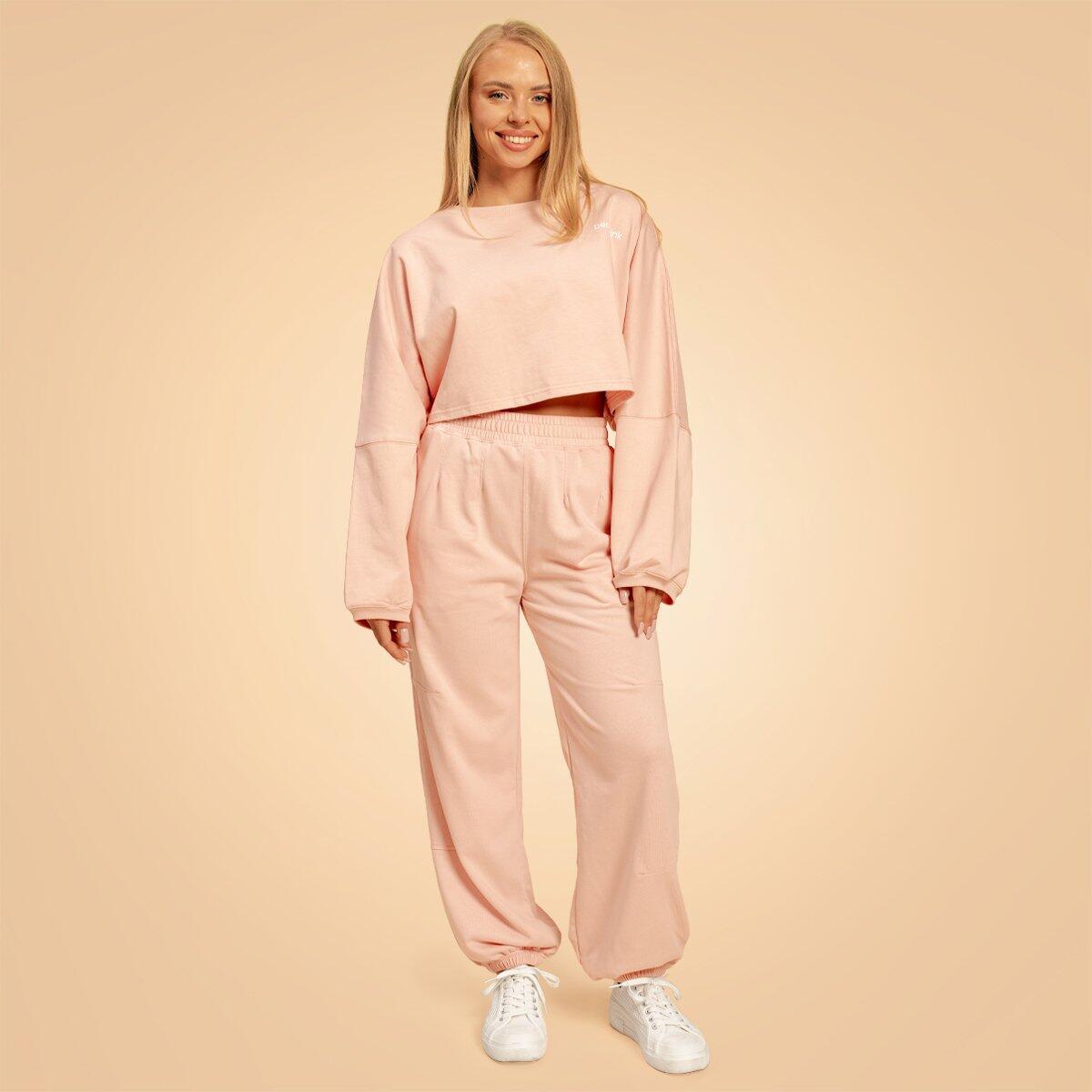 Donna fitness felpa Pink Bliss 5/6