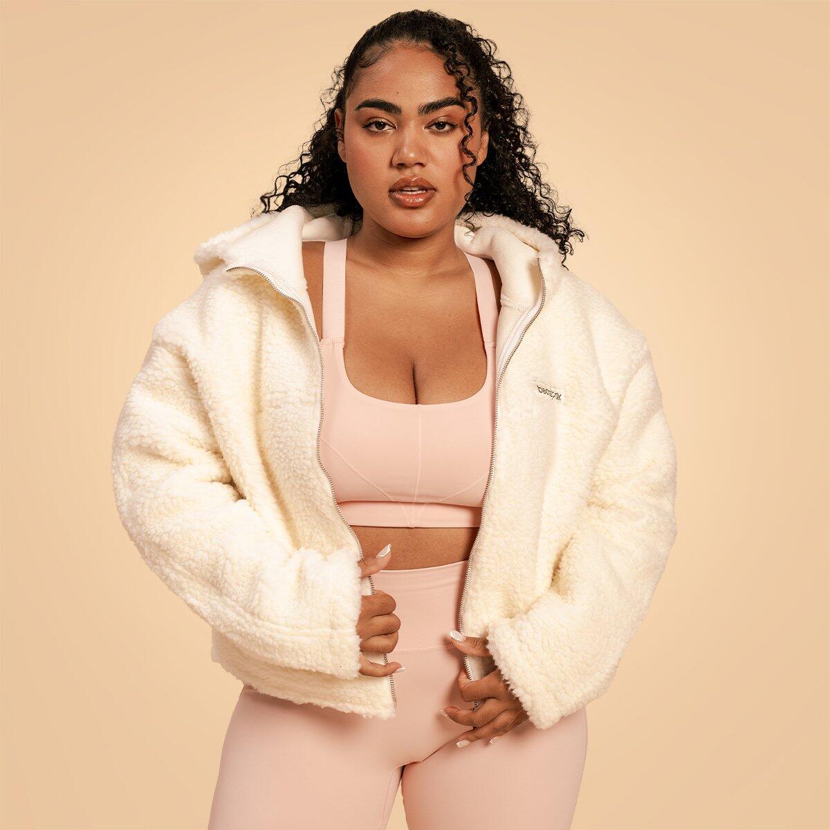 BEASTPINK Dámská bunda Hoodie Bliss Ivory