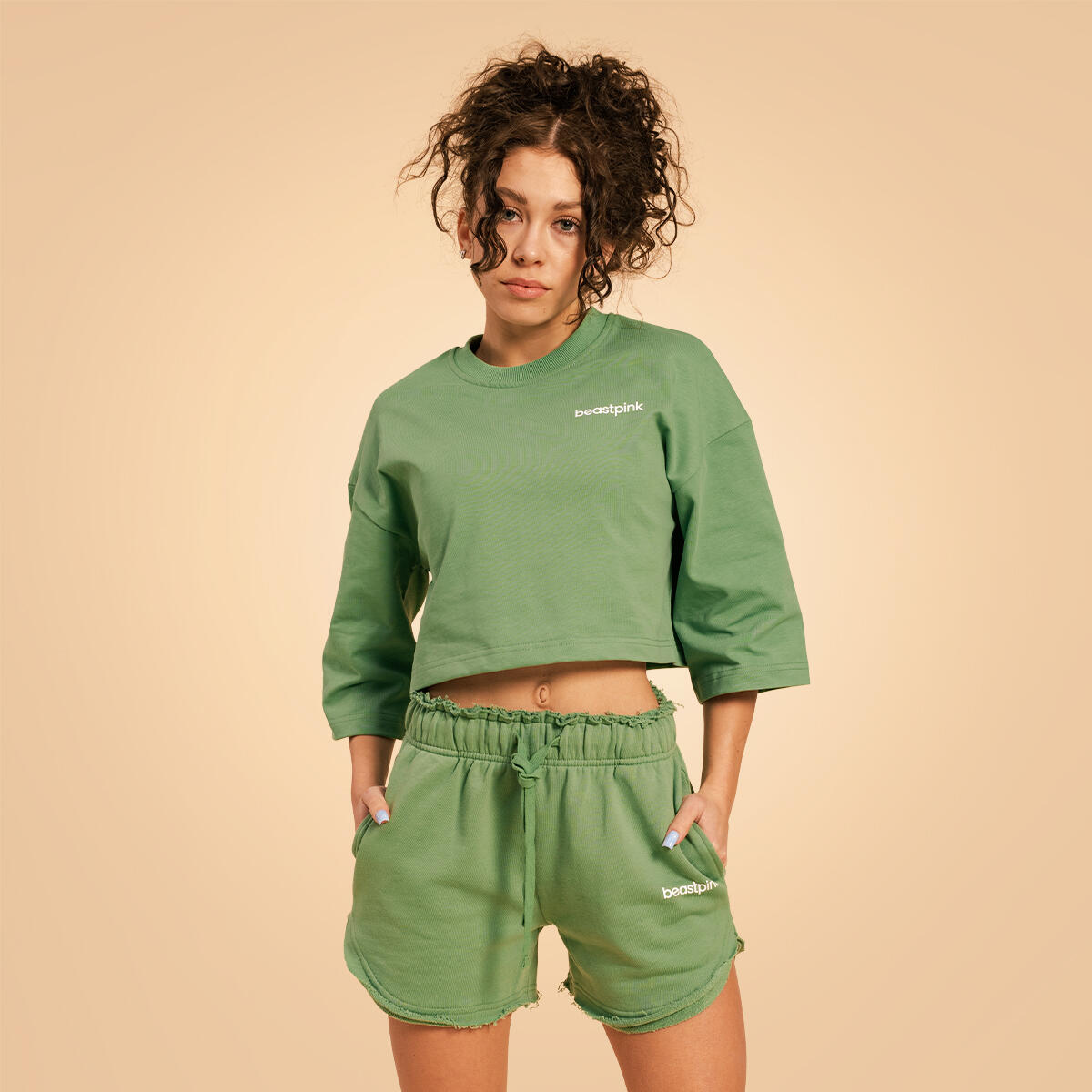 Donna pantaloncini cotone Olivine Serenity 4/7